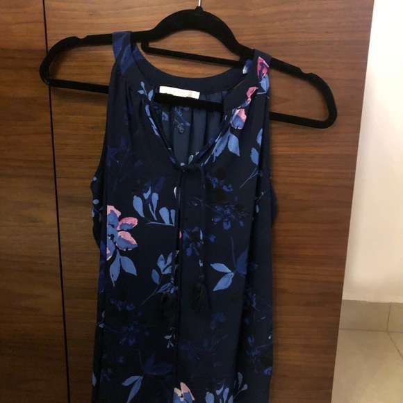 Pre-Owned C&E Floral V-Neck Blouse - Picture 2 of 7